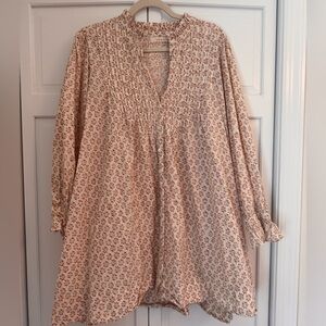 Doen babydoll long sleeve floral dress